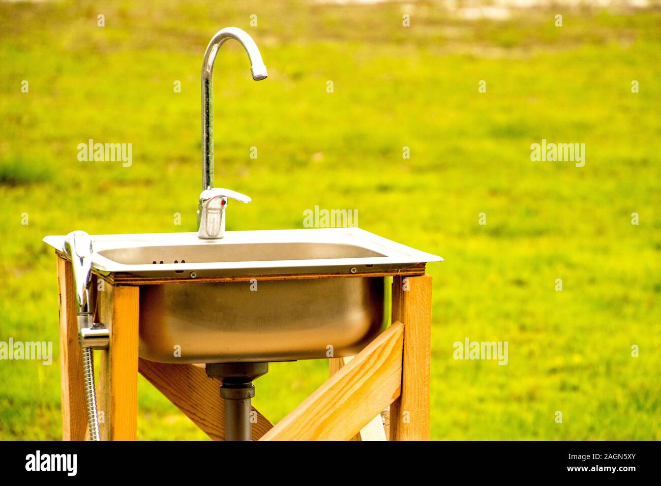 A makeshift outdoor sink Stock Photo Alamy