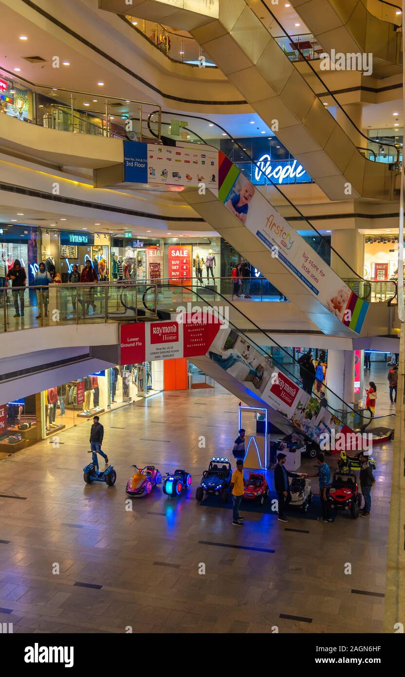 Durgapur, West Bengal / India December 19,2019. Interior view of