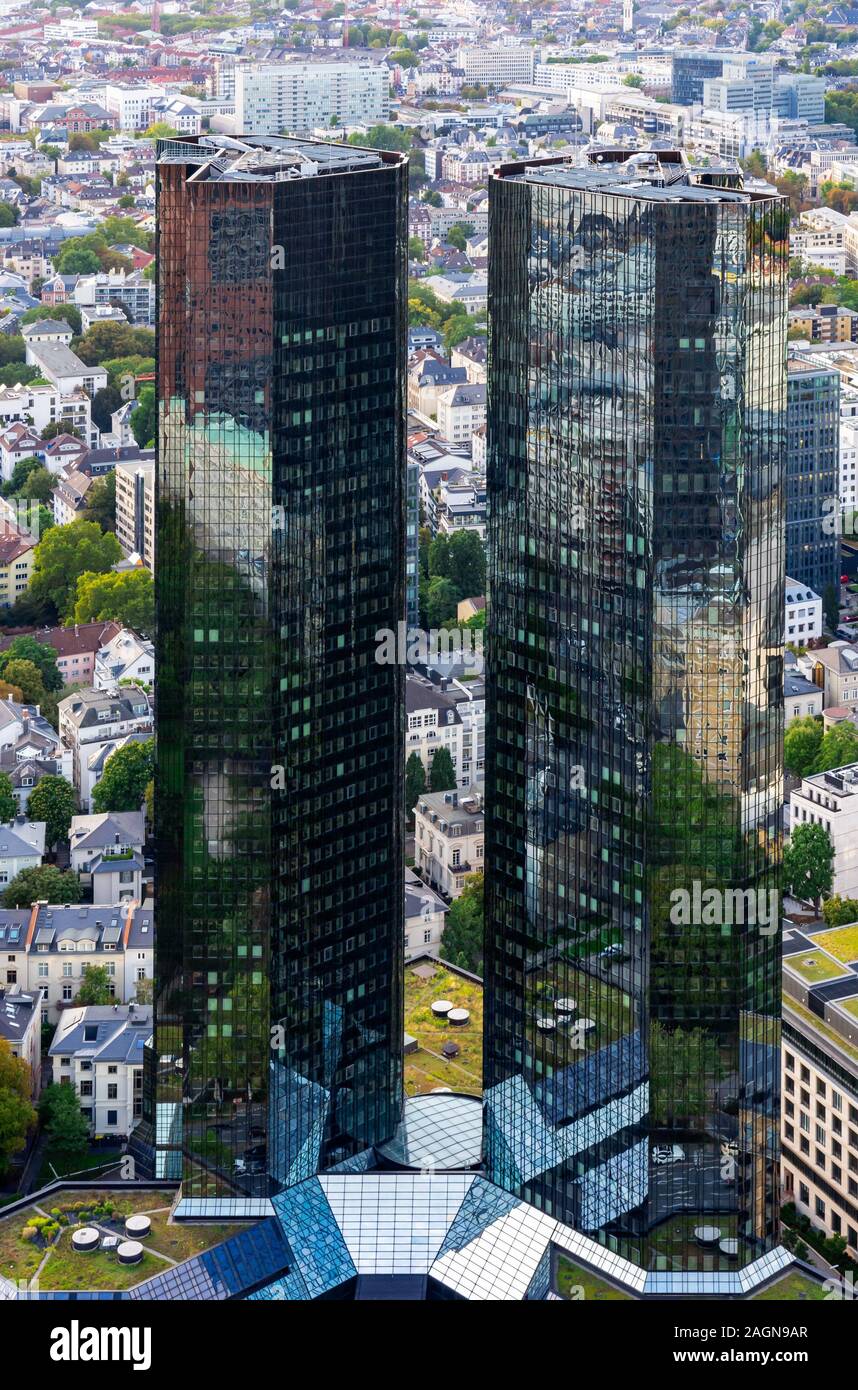 3 Deutsche Bank Headquarters In Frankfurt Am Main During