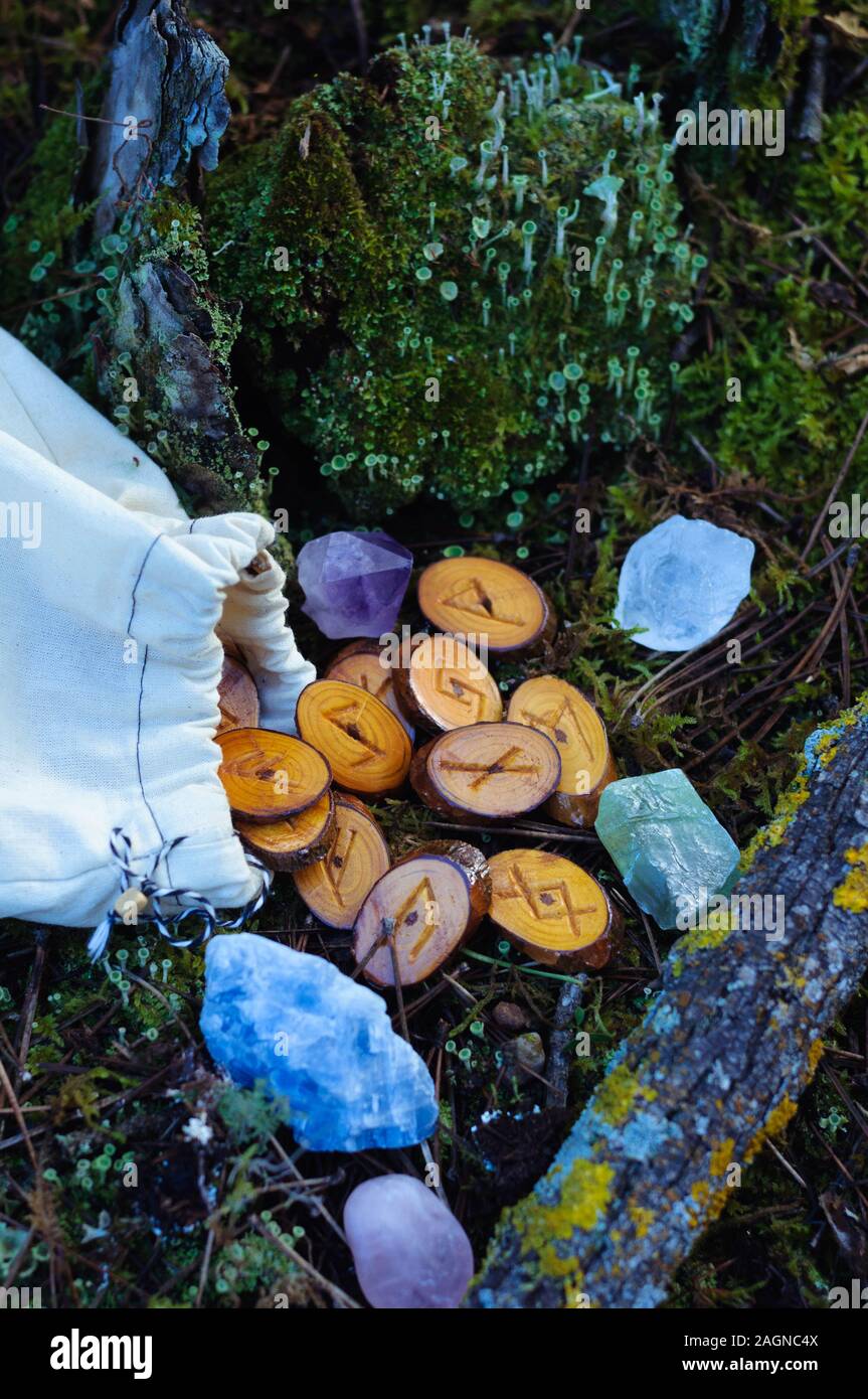 Rune tree hi-res stock photography and images - Alamy