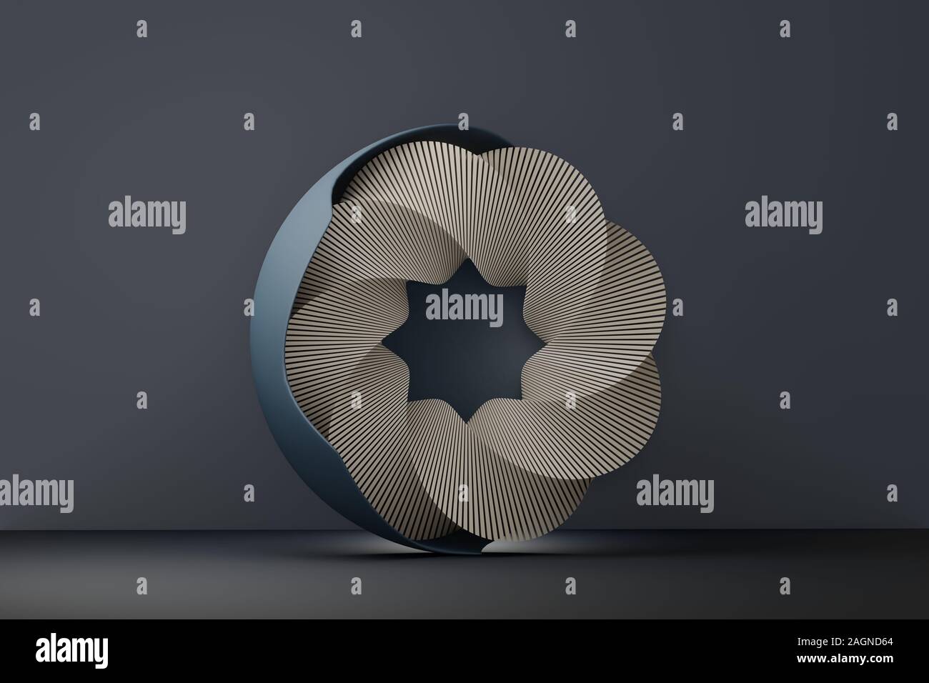 Abstract booth 3D rendering background wall, can be used for banner ...