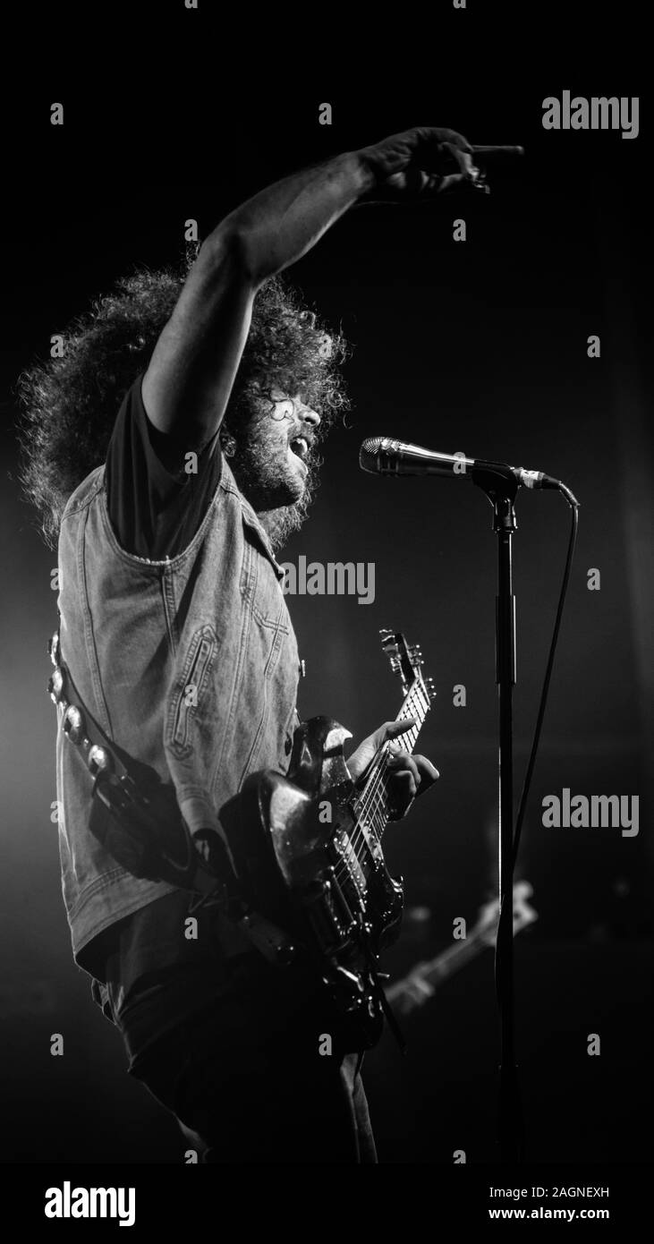 BRISBANE, AUSTRALIA Oct 07, 2017 Wolfmother are an Australian hard