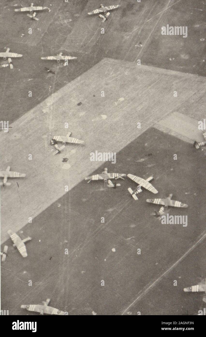 RAF Horsa gliders, Normandy after airborne landings. DDay 1944 World