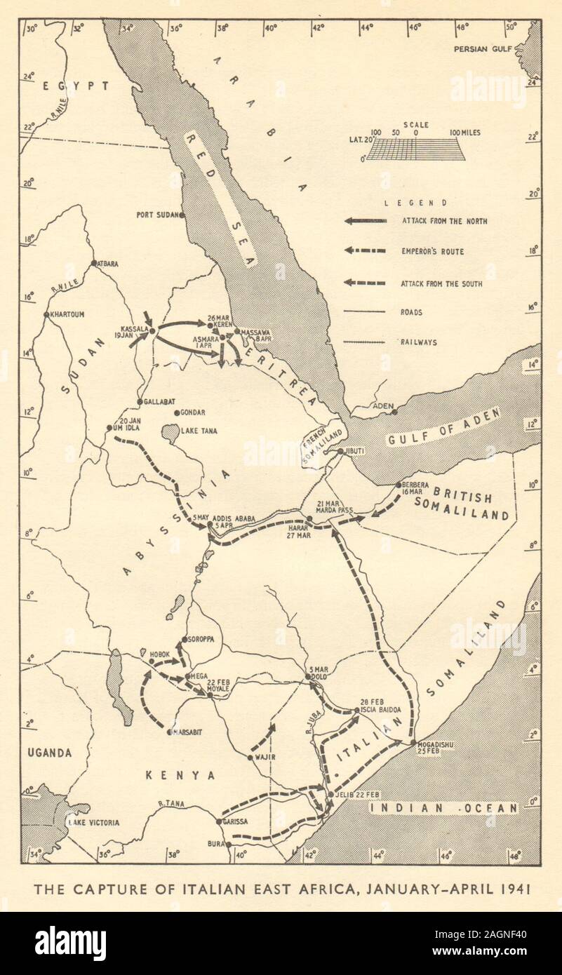 Italian east africa map hires stock photography and images Alamy