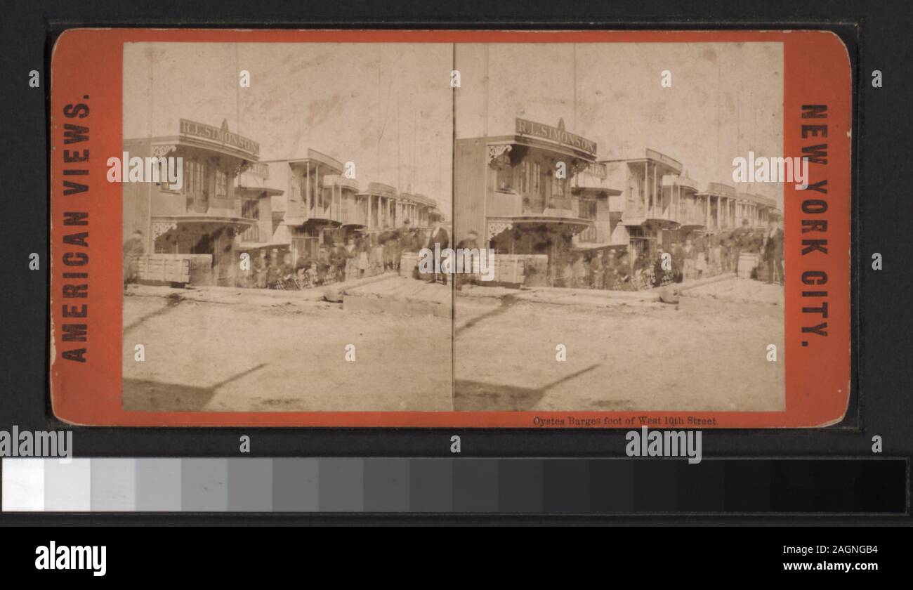 Oyster barges, foot of West 10th Street Oyster barges, foot of West