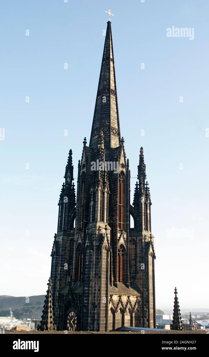 Cathedral Church of Saint Mary the Virgin is a cathedral of the Scottish Episcopal Church in Edinburgh, Scotland Stock Photo