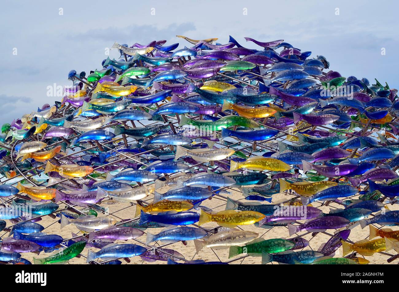 Sydney, NSW, Australia October 31,2017 Sculpture by the sea an