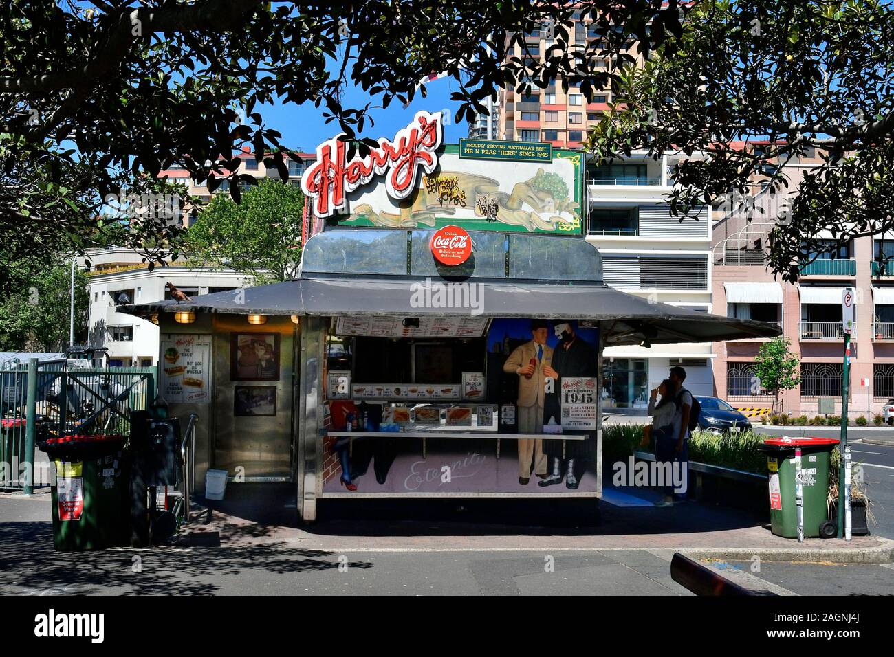 Sydney, NSW, Australia - October 31, 2017: Harry's Cafe de Wheels is an ...