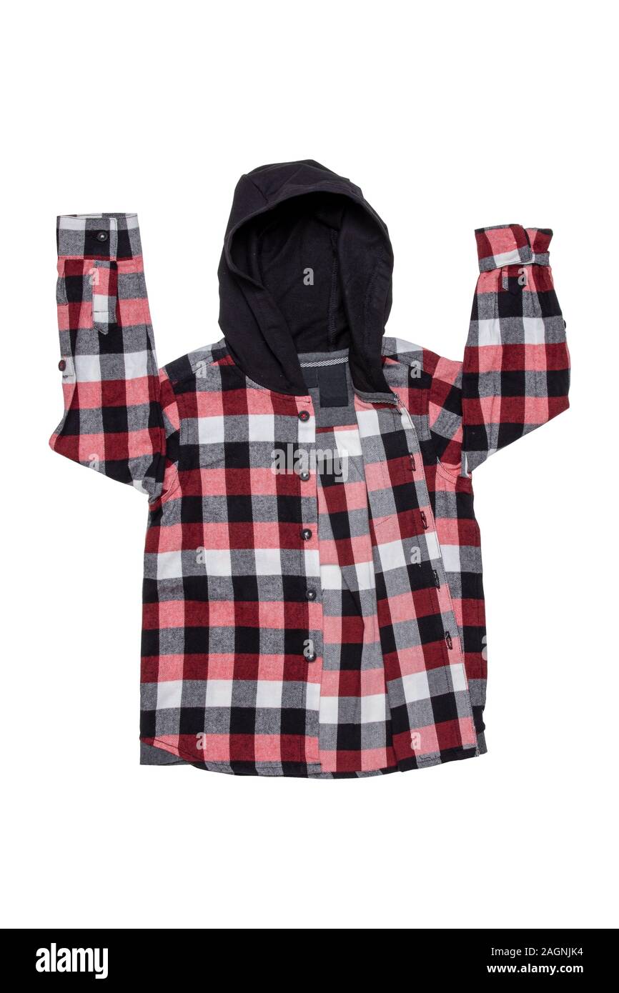 red checkerboard hoodie
