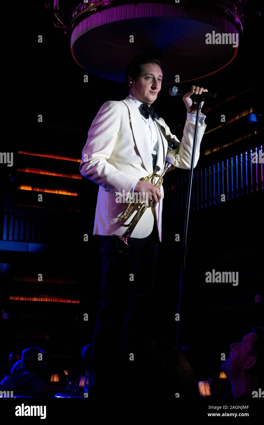 Brian Newman performs at his residency 'Brian Newman After Dark' at the Nomad Las Vegas. Stock Photo