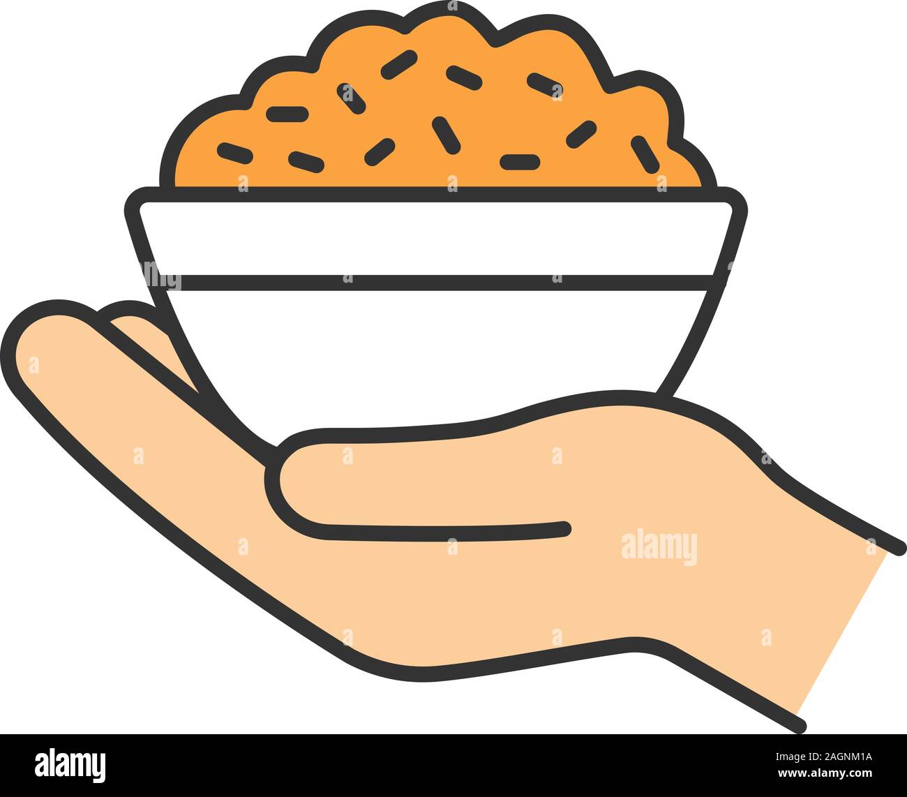 Grain donation Stock Vector Images Alamy