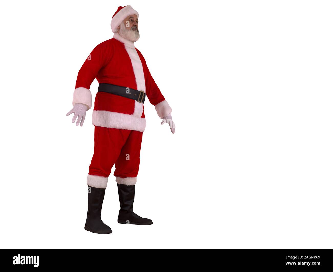 3d render of Santa Claus Stock Photo - Alamy