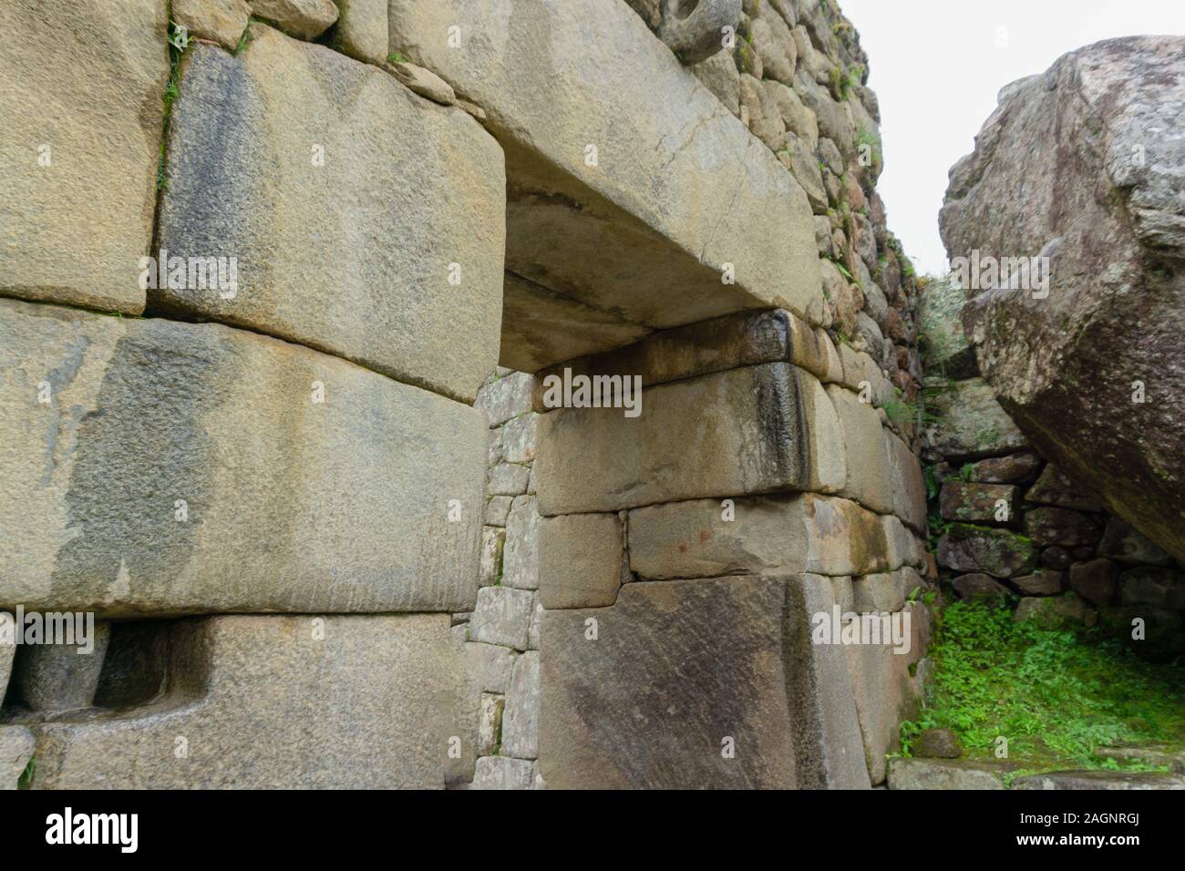 The mysterious Machu Picchu! You will understand why people wonder how it was built when you visit the place yourself. Stock Photo