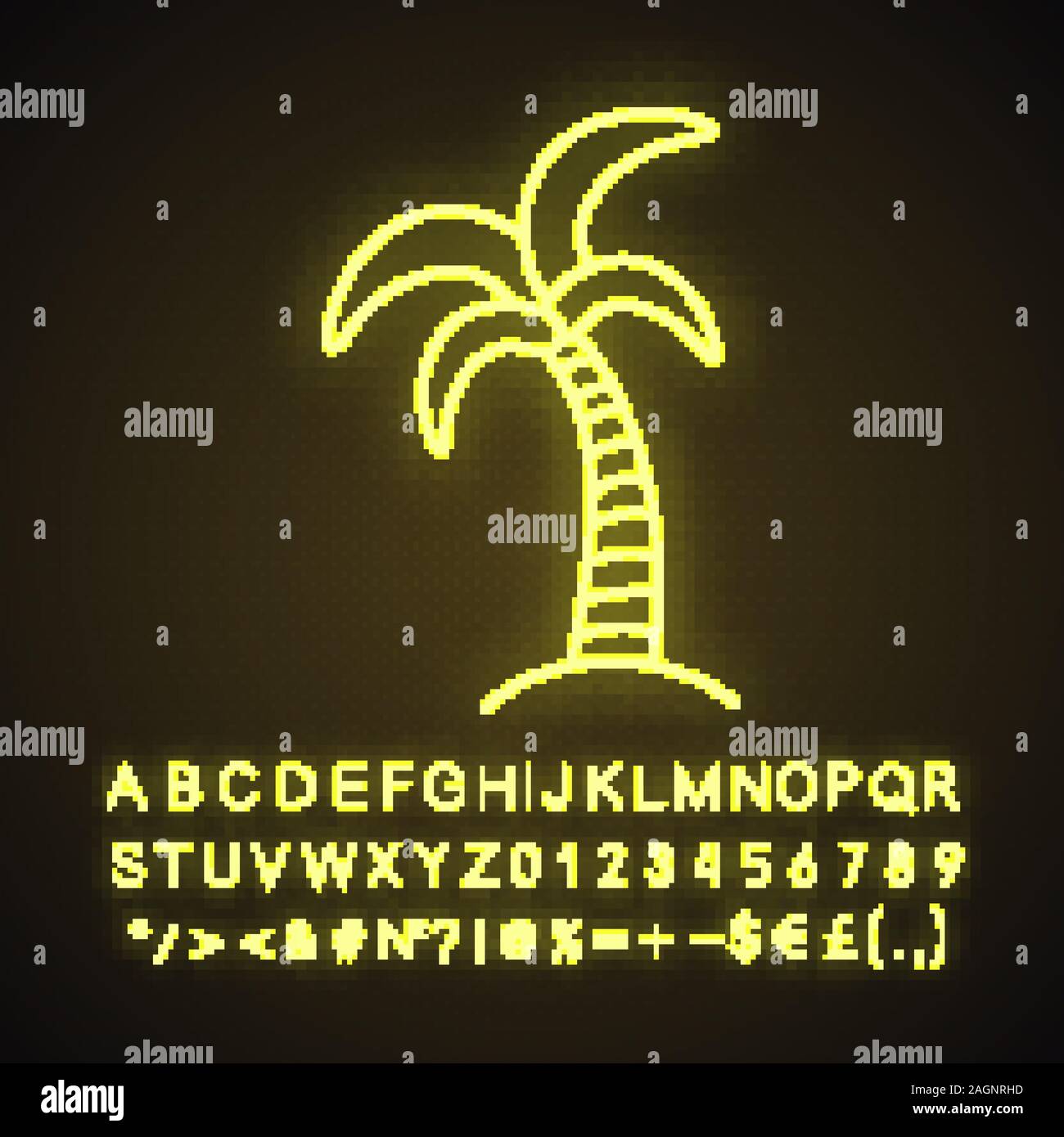 Neon coconut tree deals