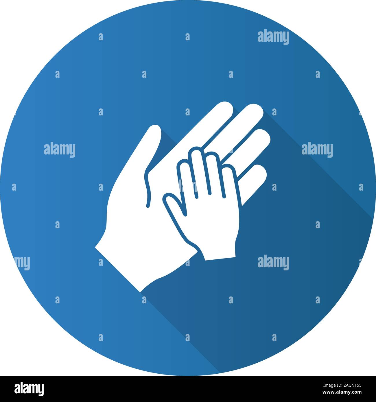 Mother children father shadow Stock Vector Images - Alamy