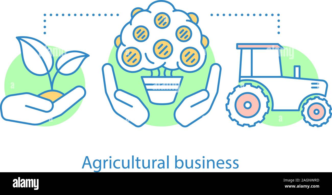 agricultural-business-concept-icon-farming-idea-thin-line-illustration