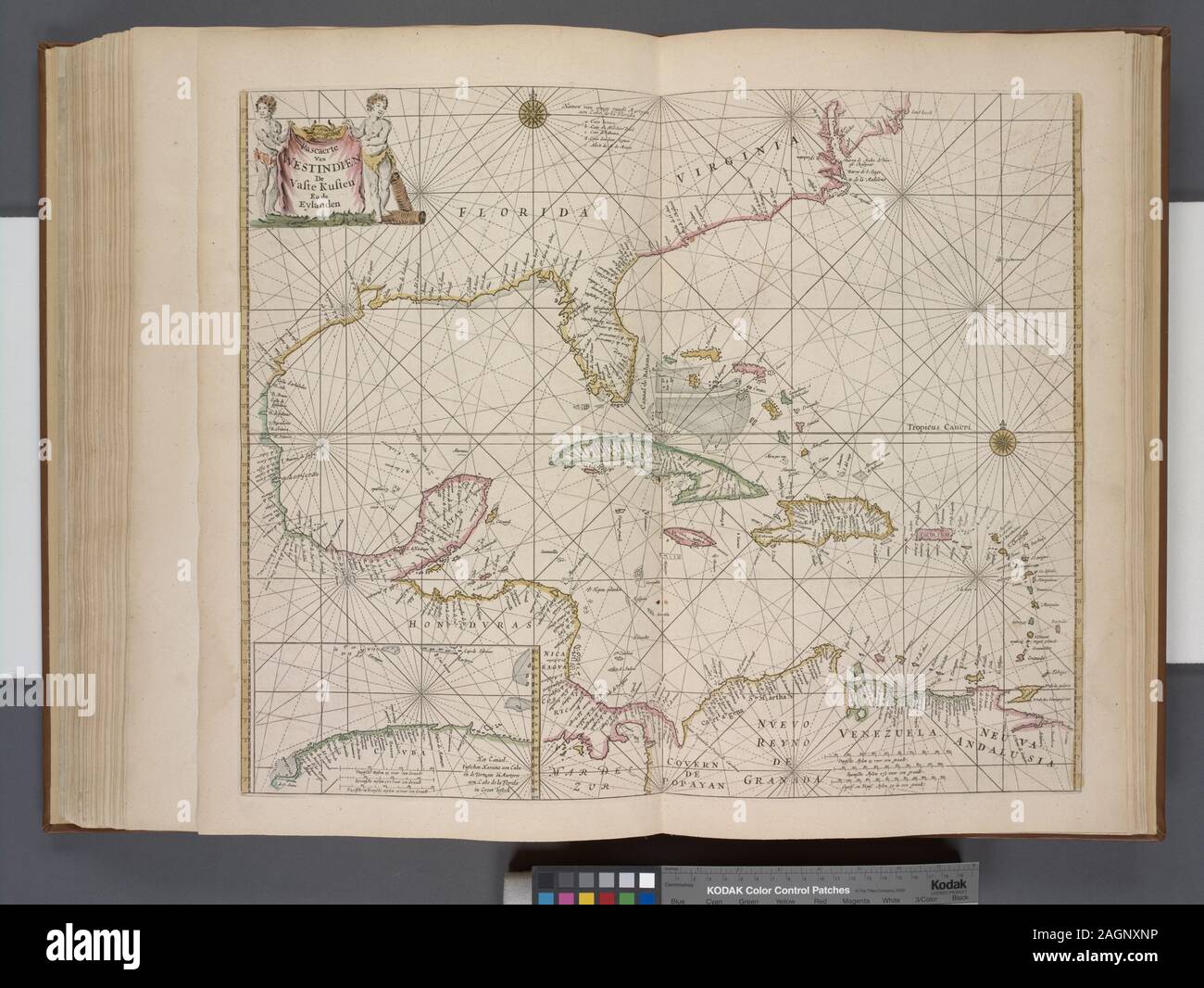 17th century caribbean map hi-res stock photography and images - Alamy