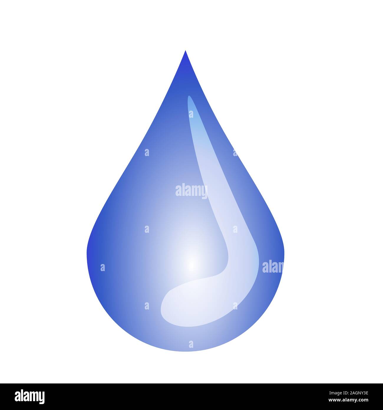 Water Drop. Vector illustration Eps 10 Stock Vector