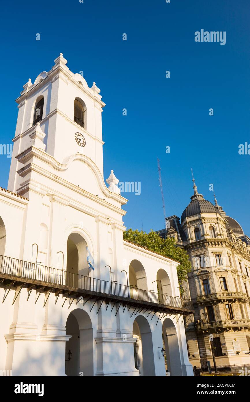 Cabildo (historic town council building), Plaza de Mayo, Buenos Aires, Argentina Stock Photo