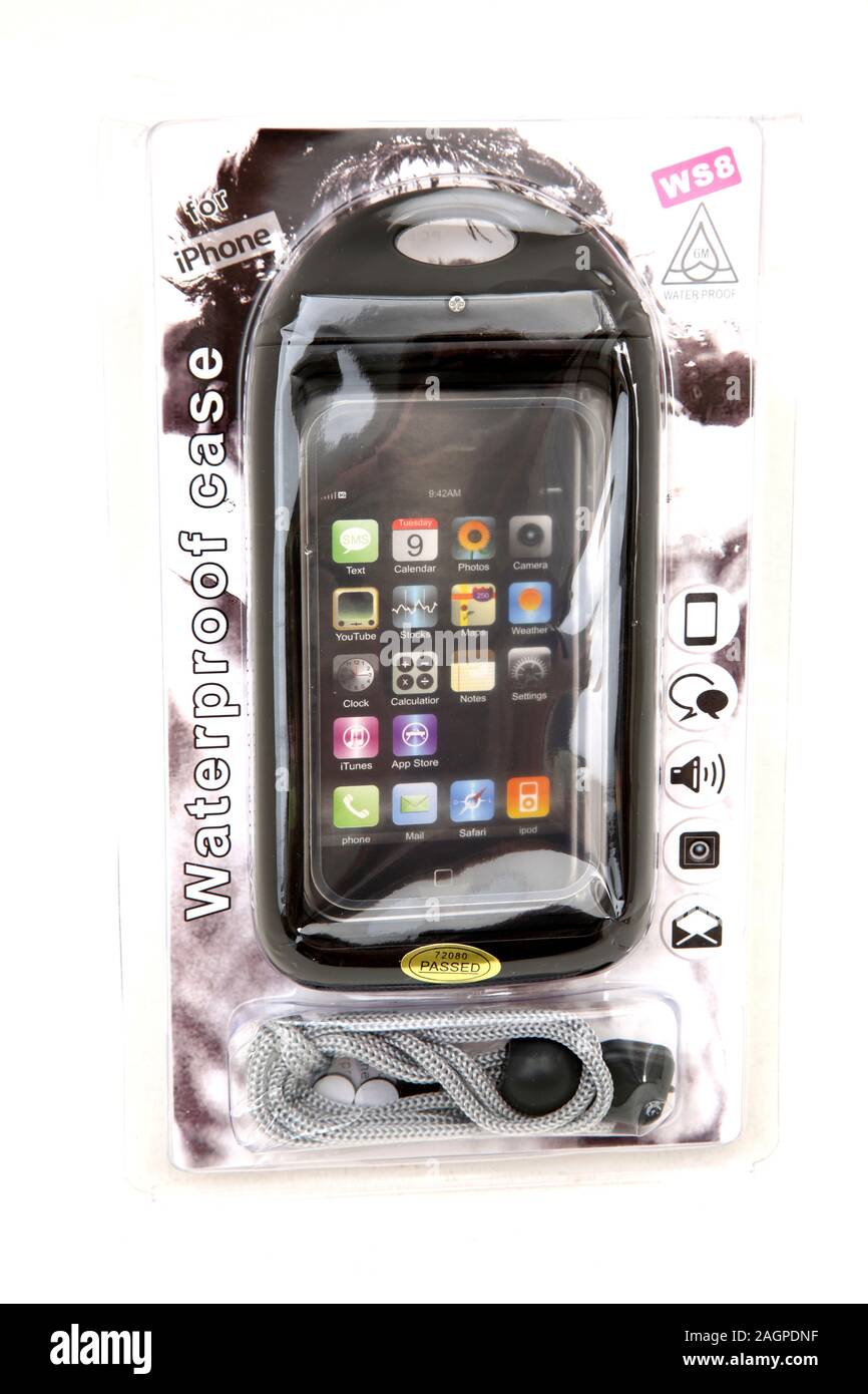 Waterproof iphone Case Stock Photo