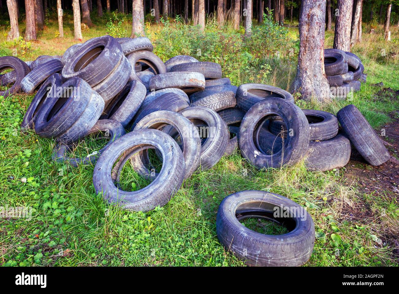 Old rubber car truck tyres hi-res stock photography and images - Page 2 -  Alamy