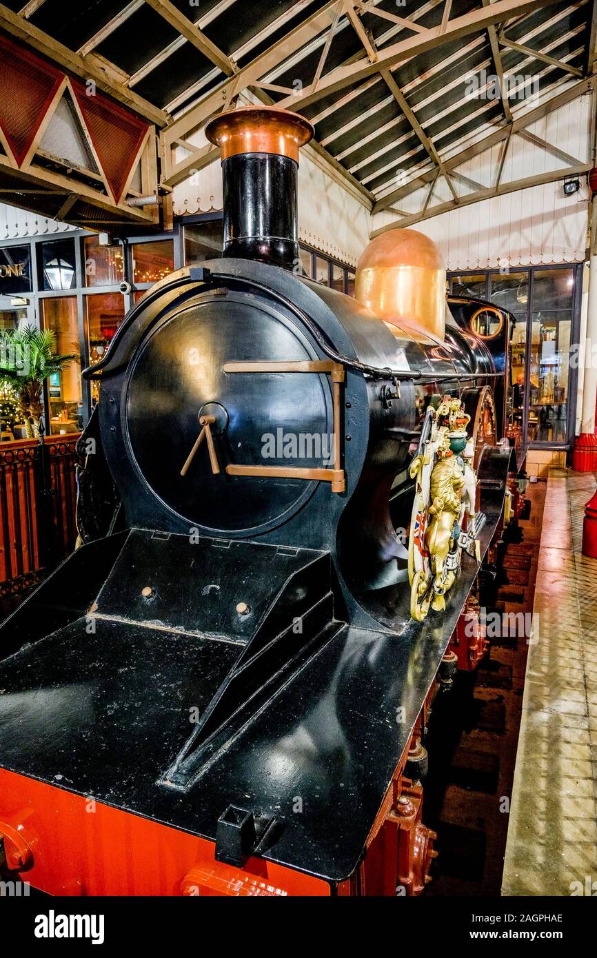The Queen' Locomotive, a replica of the steam engine that The Queen' Locomotive, a replica of the steam engine that