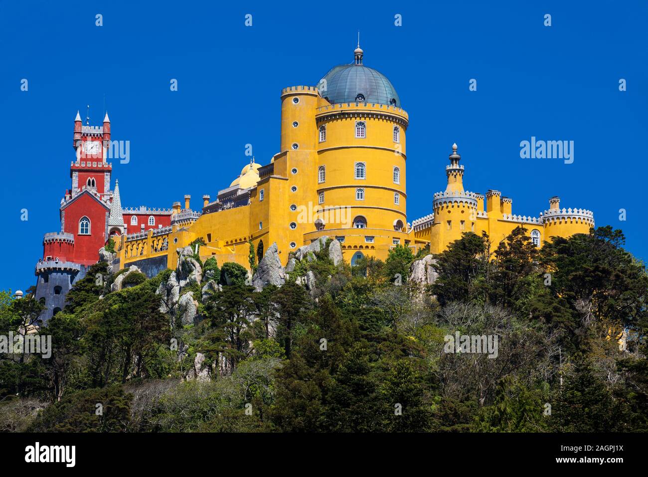 Pena palace gardens stock photography and images Alamy