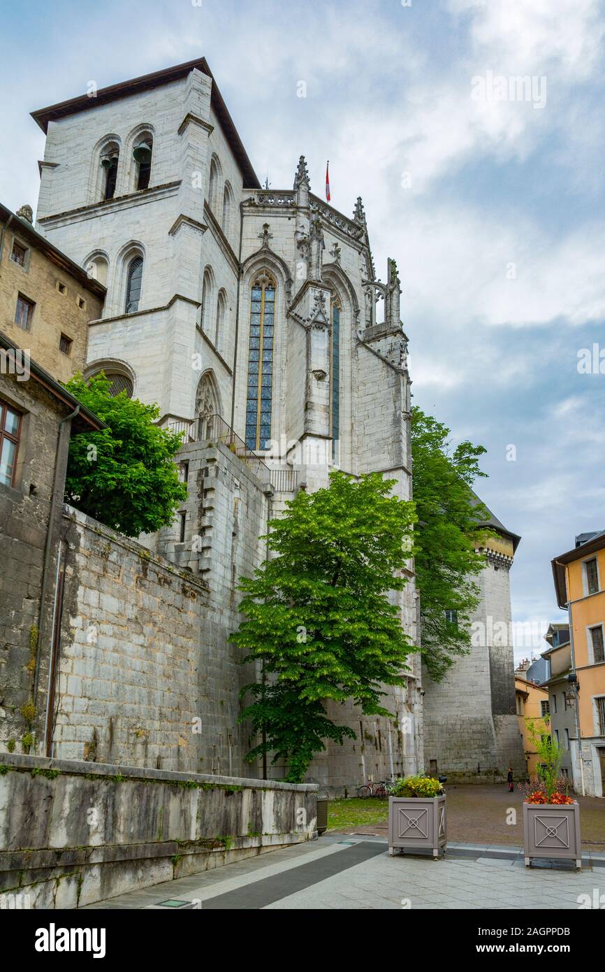 France, Savoie, Chambery, Chateau des Ducs de Savoie, Castle Stock Photo