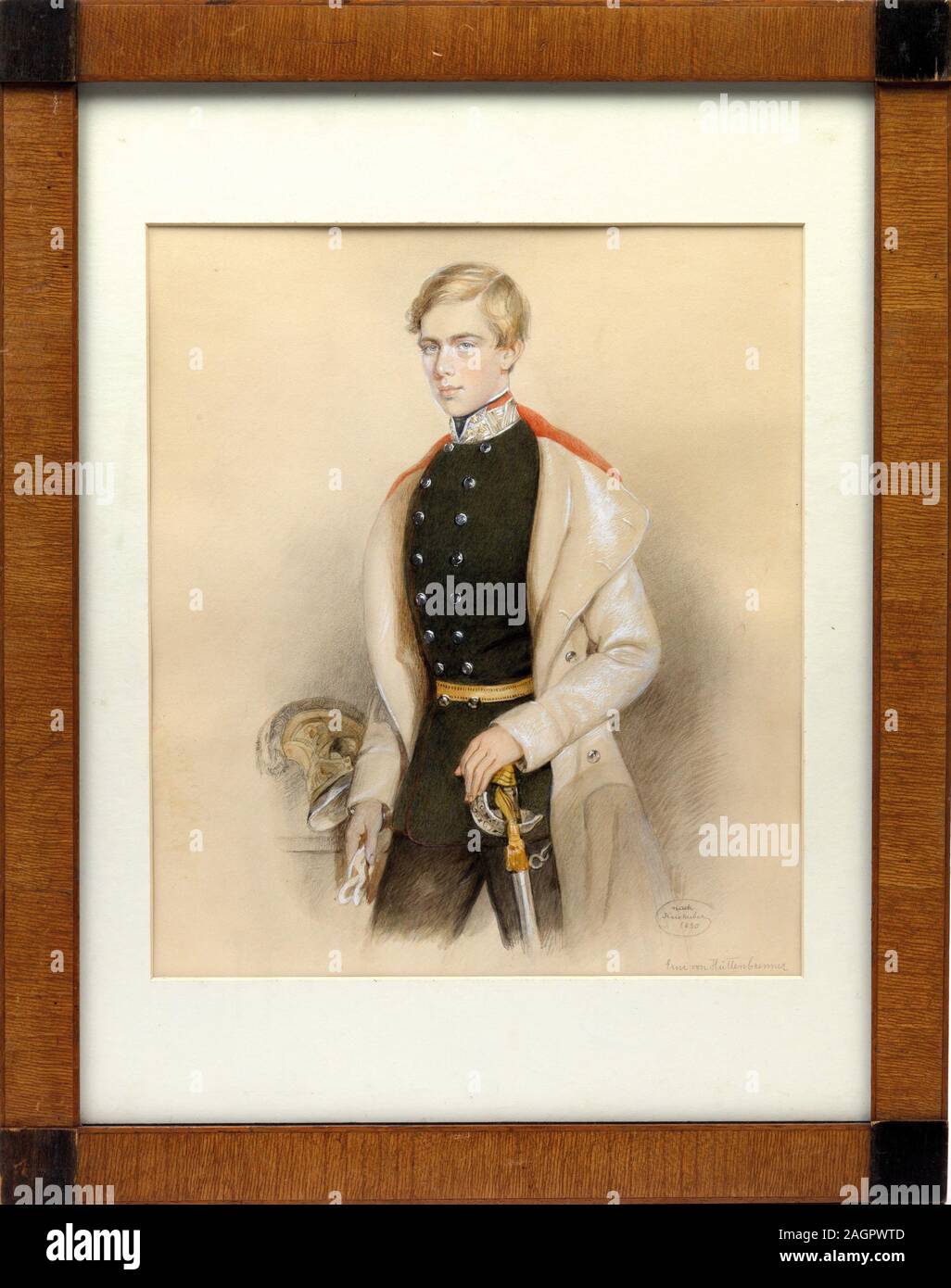 Archduke Ferdinand Maximilian of Austria (1832-1867). Museum: PRIVATE COLLECTION. Author: Erni von Hüttenbrenner. Stock Photo