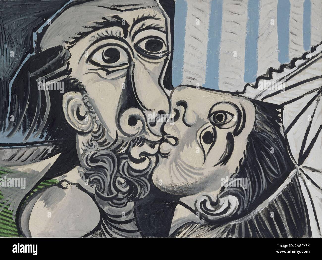 Pablo Picasso — Man, woman and child, 1969