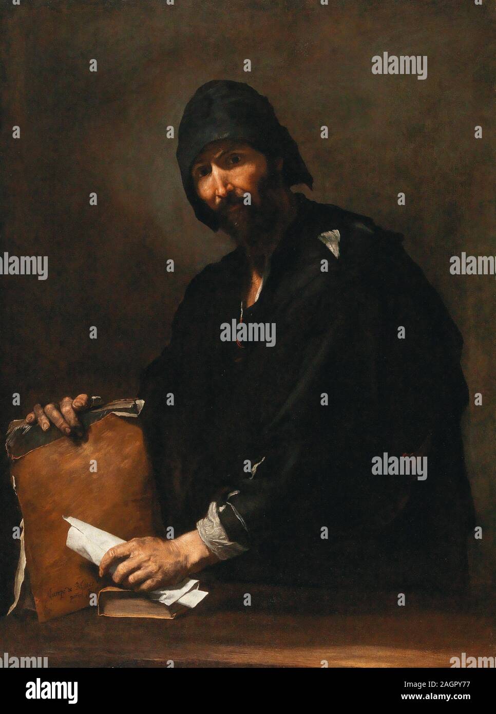 Heraclitus. Museum: PRIVATE COLLECTION. Author: Ribera, José, de. Stock Photo