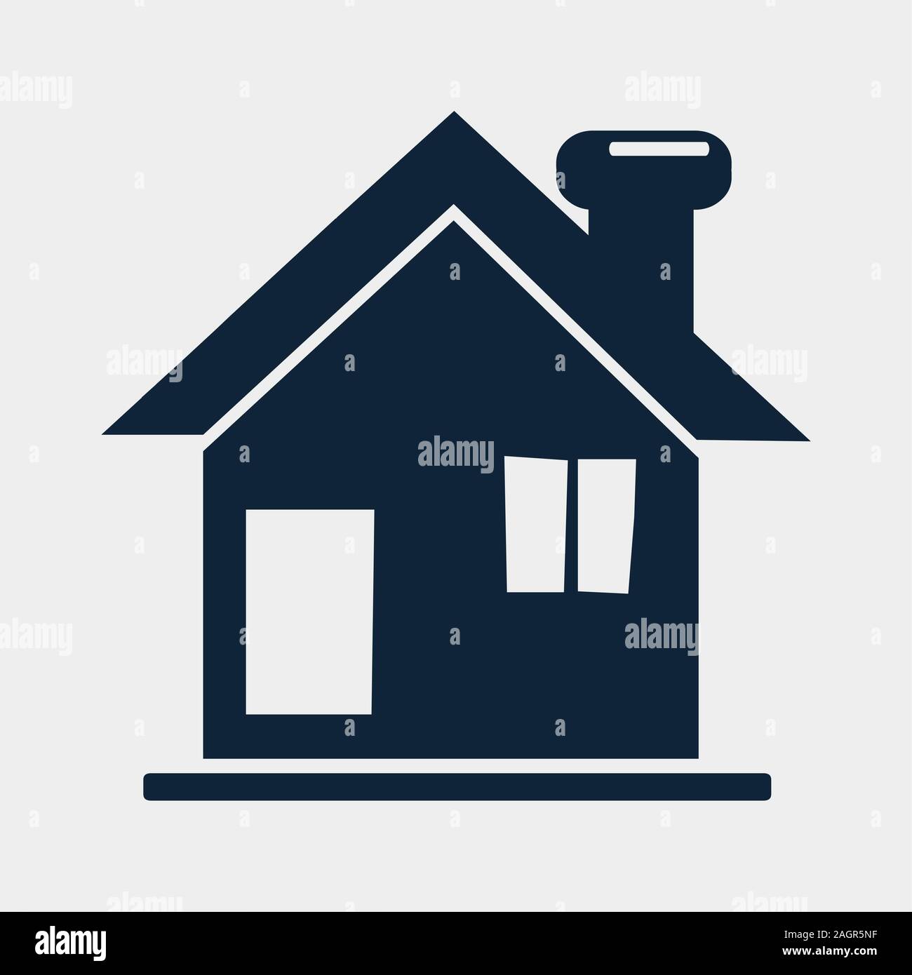 house for property real estates icon vector illustration Stock Vector