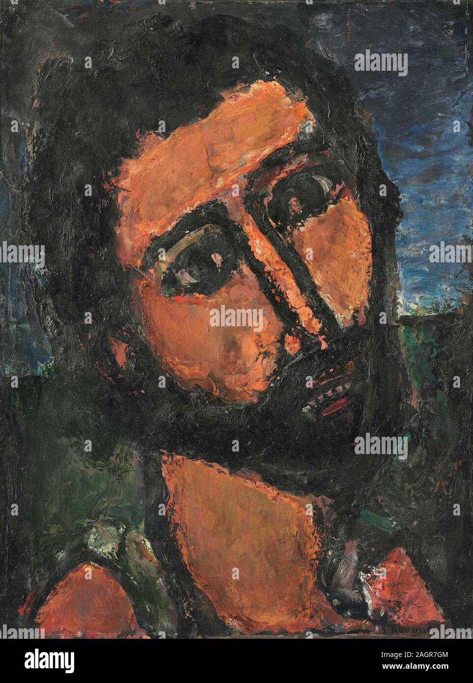 Saint John the Baptist. Museum: PRIVATE COLLECTION. Author: GEORGES ROUAULT. Stock Photo