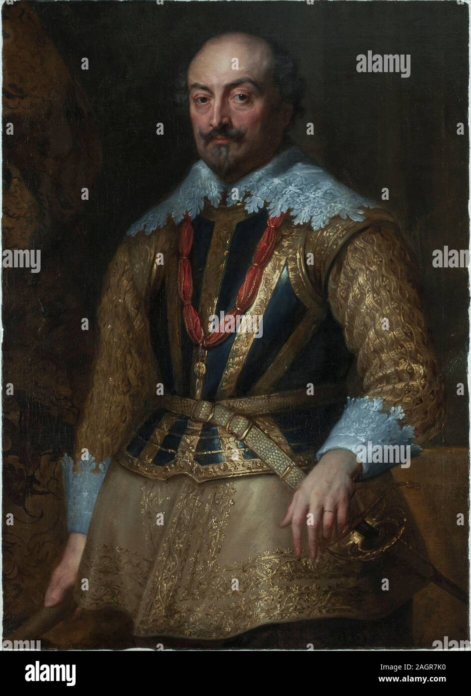 Portrait of John VIII of Nassau-Siegen (1583-1638). Museum: PRIVATE COLLECTION. Author: Anthony Van Dyck. Stock Photo