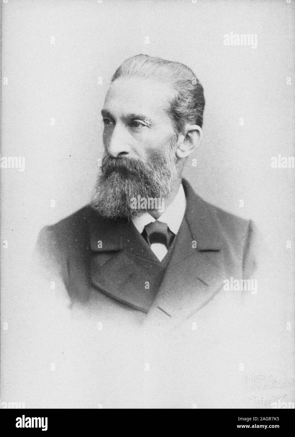 Portrait of the pianist and composer Salomon Jadassohn (1831-1902). Museum:  PRIVATE COLLECTION. Author: ANONYMOUS Stock Photo - Alamy