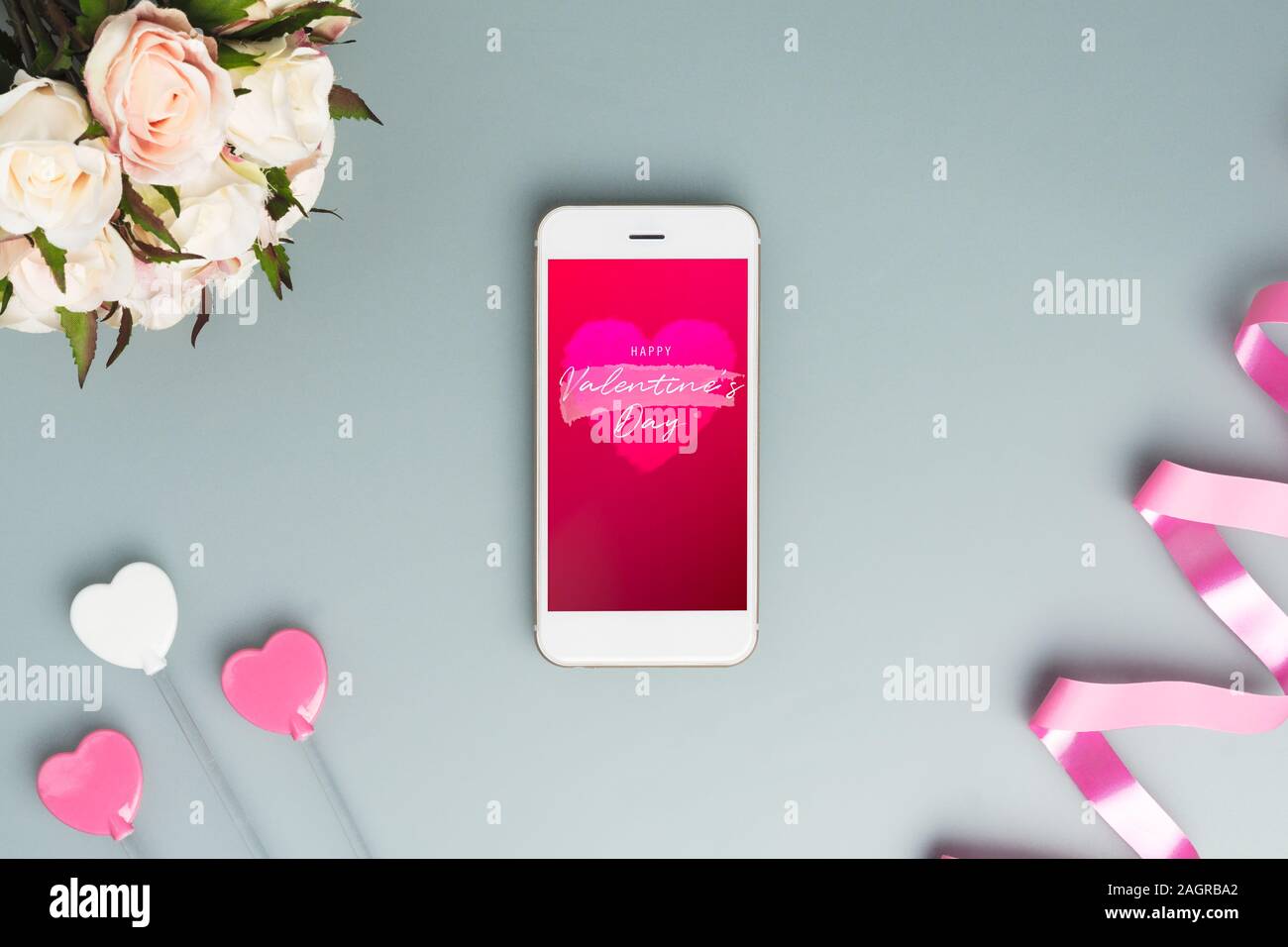 Download Mockup Mobile Smart Phone For Valentine S Day Banner Background Concept Mock Up Template For Valentines Day Love Moment With Technology Concept Top Stock Photo Alamy Yellowimages Mockups