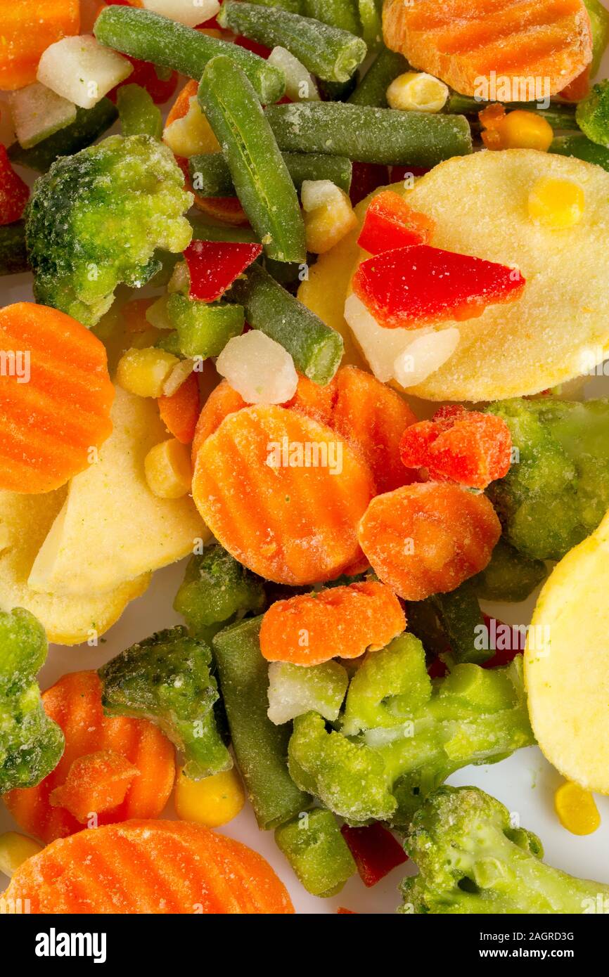frozen stir fry vegetables Stock Photo - Alamy