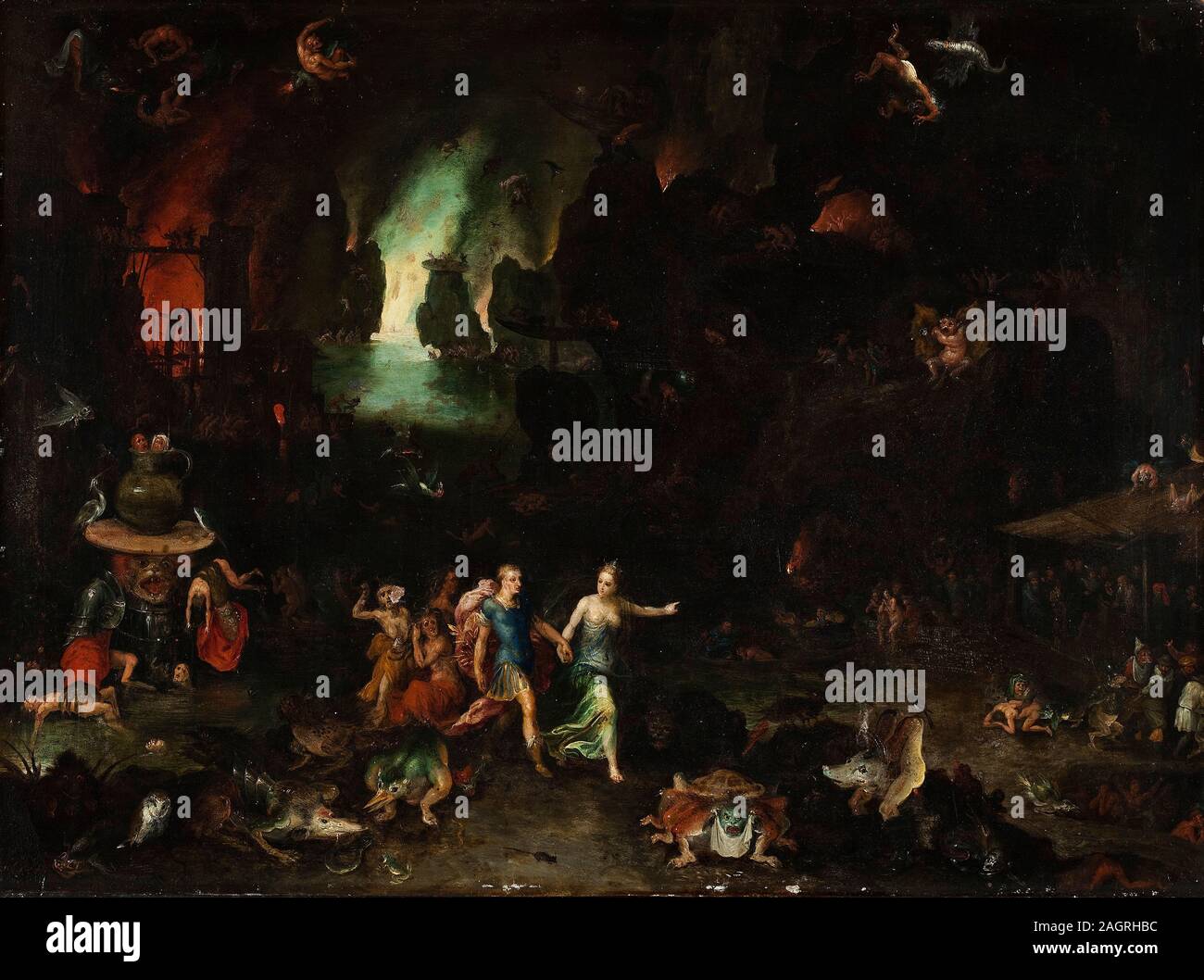 Aeneas and the Sibyl in the Underworld. Museum Thorvaldsens Museum