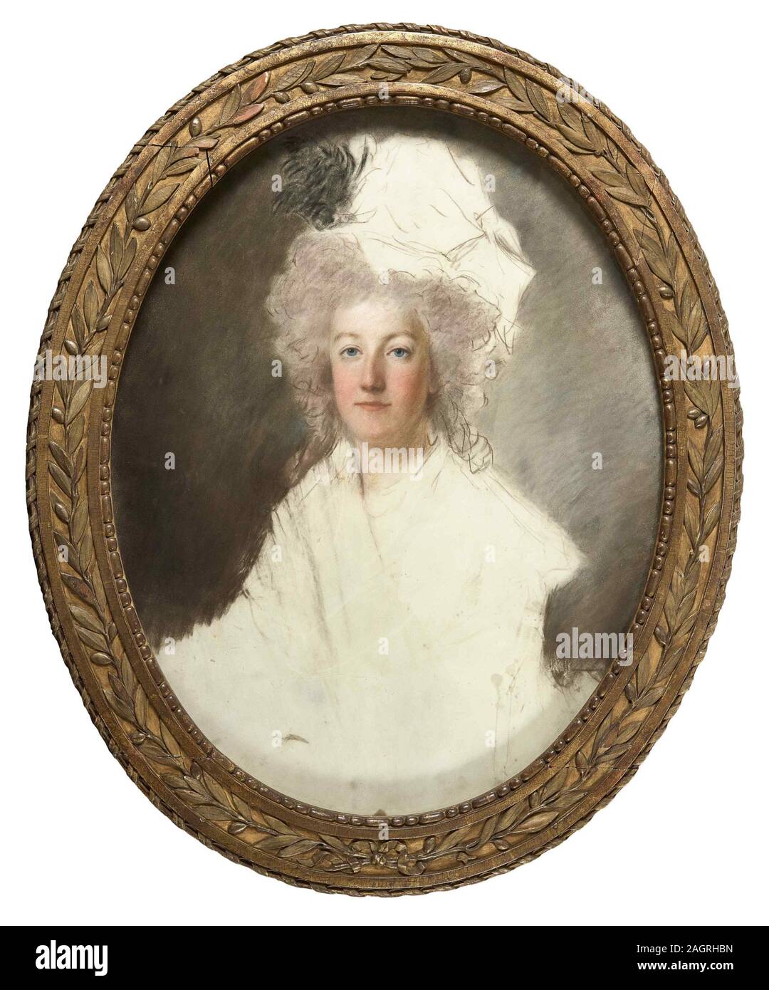 Portrait of Queen Marie Antoinette of France (1755-1793). Museum: Musée de l'Histoire de France, Château de Versailles. Author: Alexandre Kucharski. Stock Photo