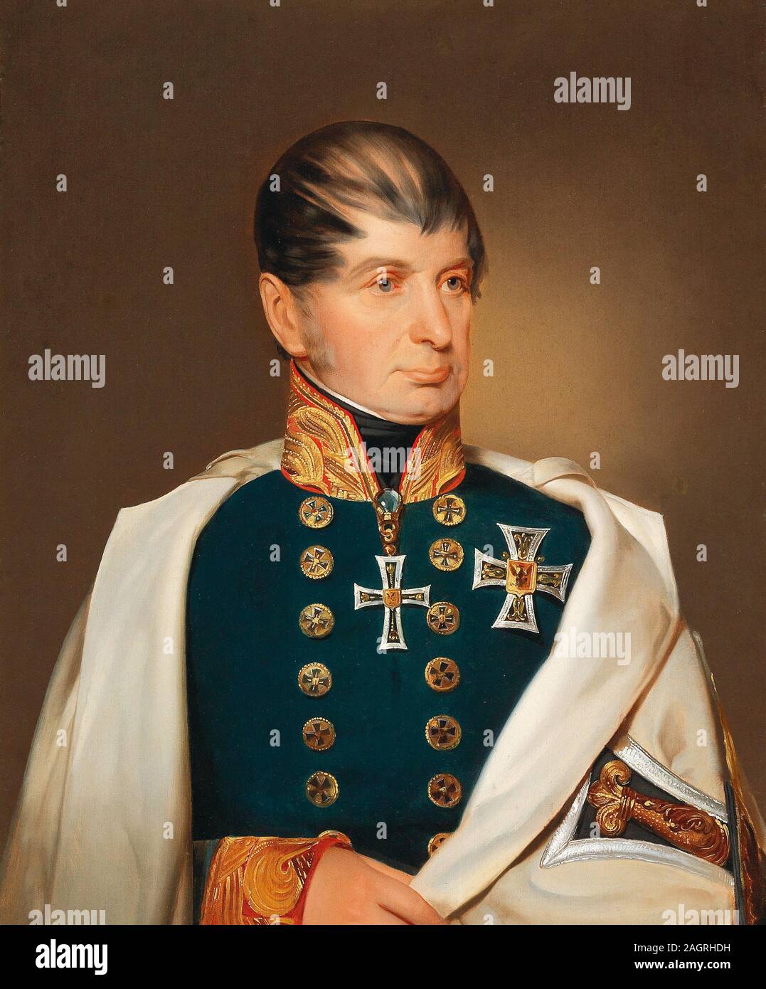 Archduke Maximilian Joseph of Austria-Este (1782-1863), as Grand Master ...