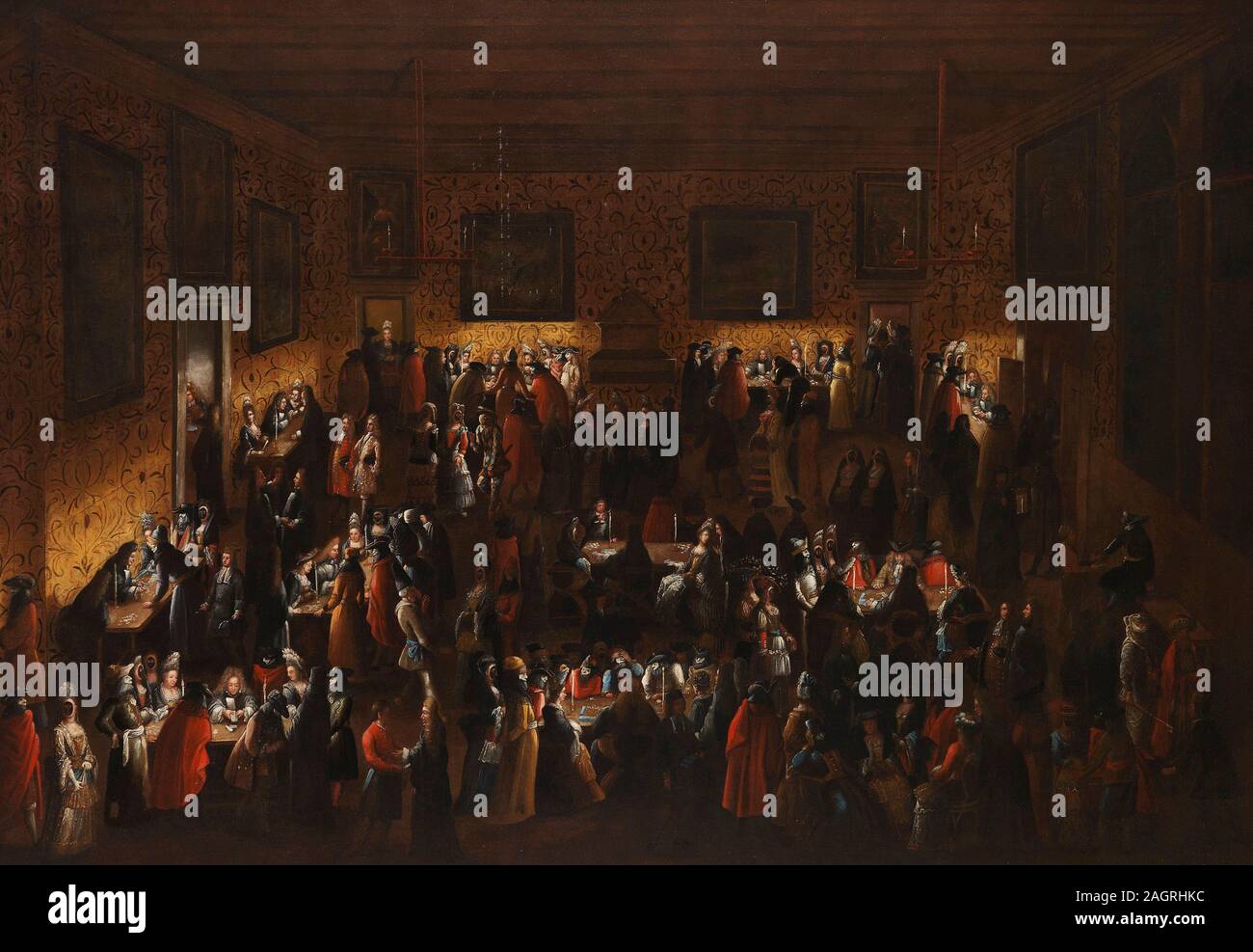 Masked Ridotto Masked Ball (Il ridotto). Museum: PRIVATE COLLECTION. Author: Heintz ...