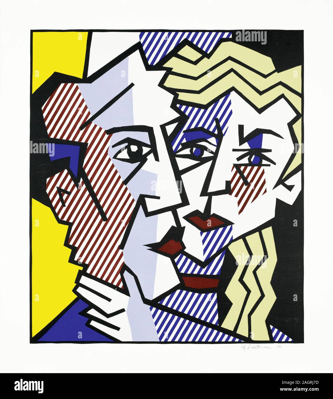 The Couple Museum C The Roy Lichtenstein Foundation Collection Stock Photo Alamy