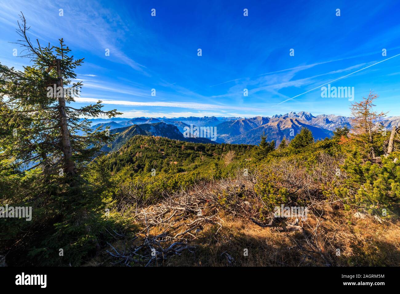 Sunny day in the carnic alps during a colorful autumn Stock Photo - Alamy
