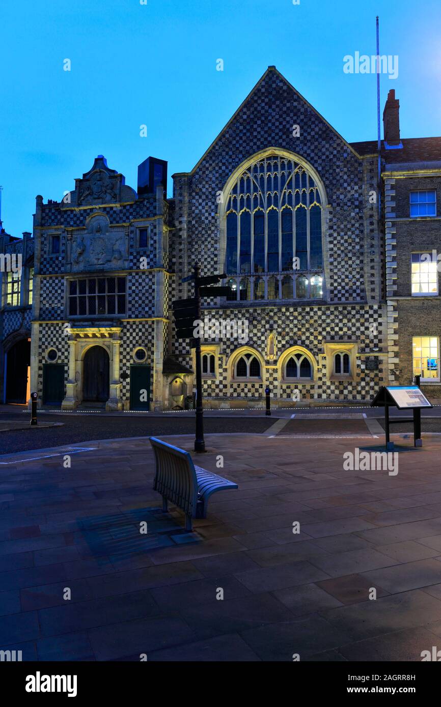 Exterior of the Town Hall and Trinity Guildhall, Kings Lynn town
