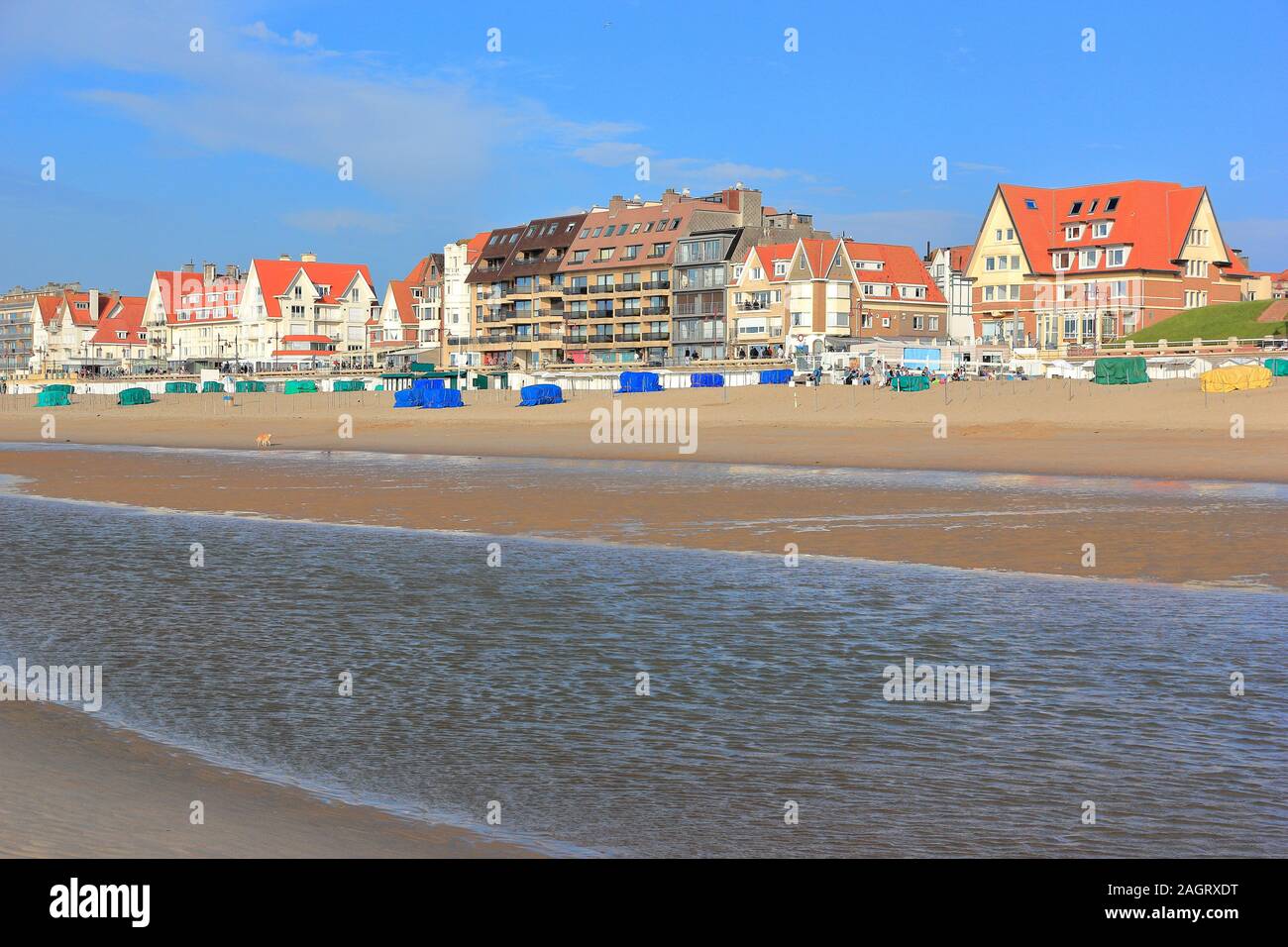 De Haan. North Sea, Belgium, Europe Stock Photo Alamy