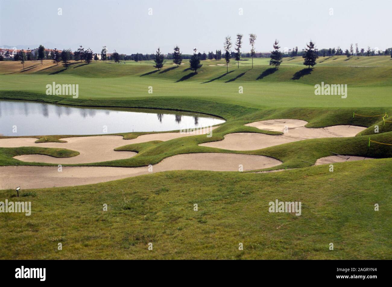 Italy, Lombardy, golf course "Le Robinie" at Solbiate Olona (Varese Stock  Photo - Alamy