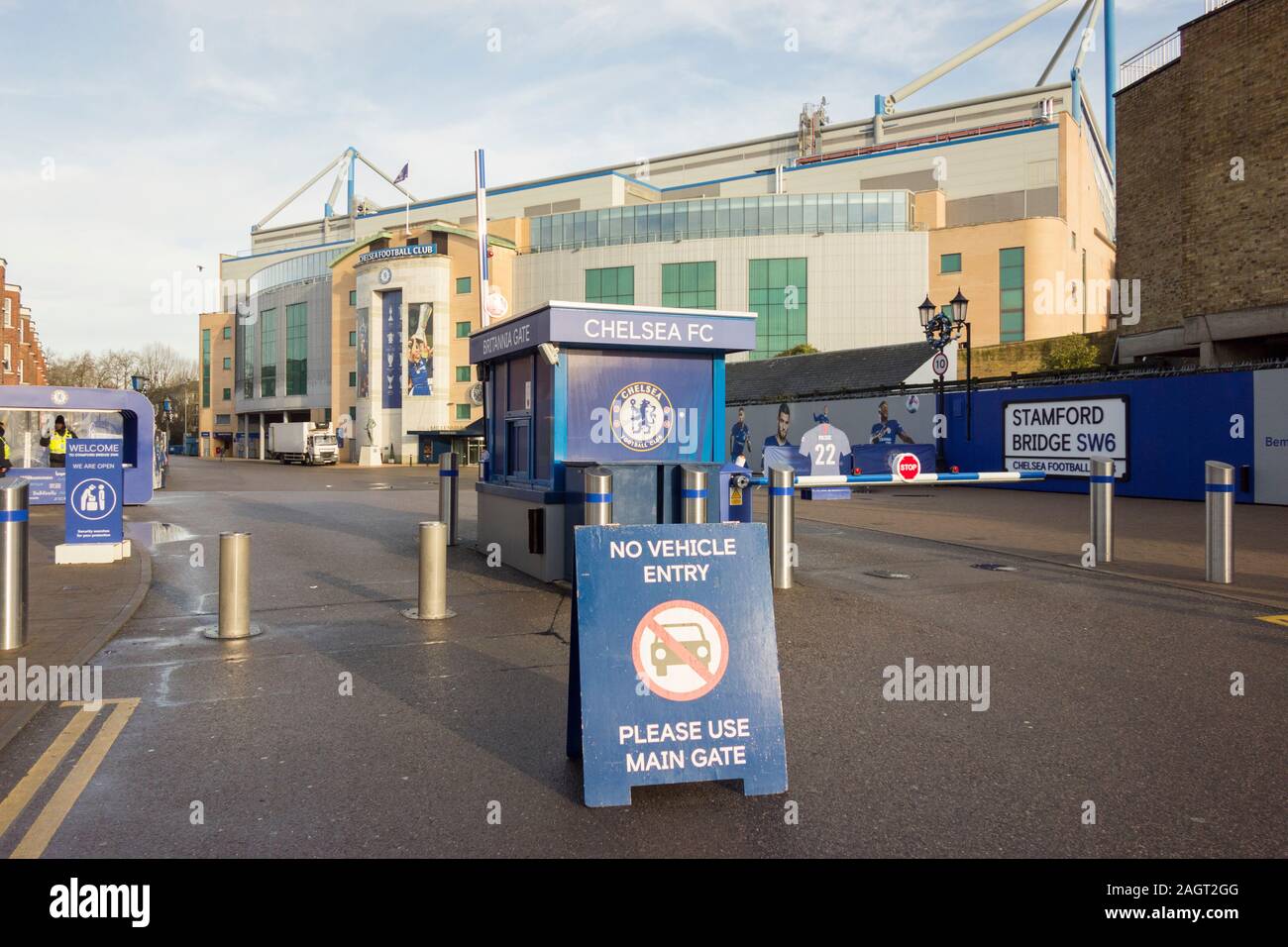 Press room, Chelsea Football Club, Stamford Bridge, Chelsea, London,  England Stock Photo - Alamy