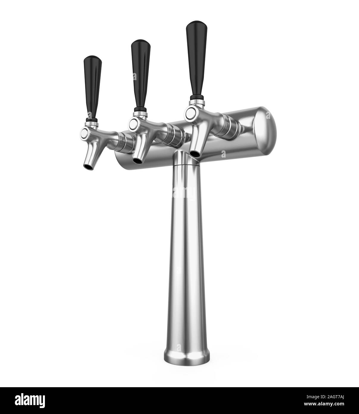 Beer Tap Isolated Stock Photo Alamy