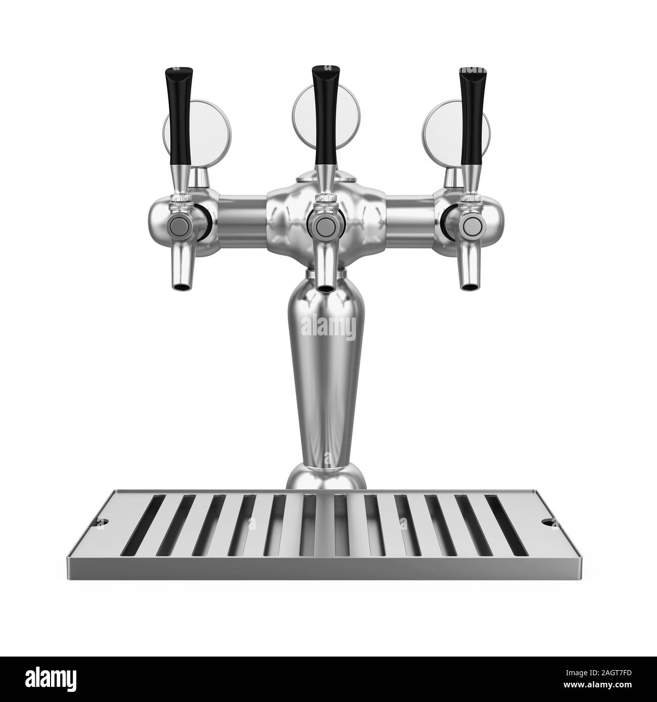 Beer Tap Isolated Stock Photo Alamy