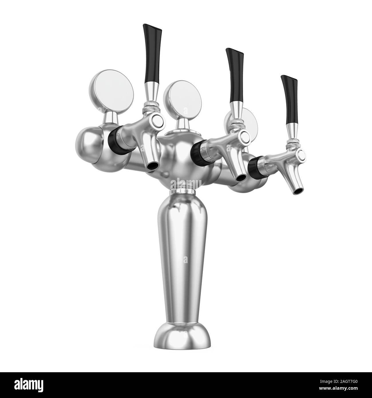 Beer Tap Isolated Stock Photo Alamy